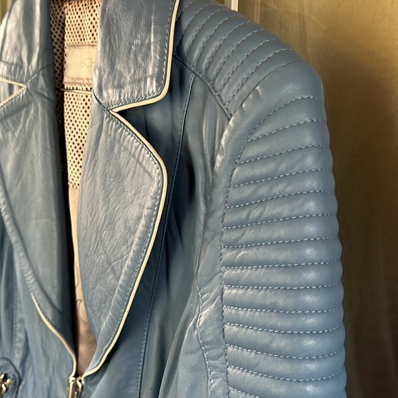 Schyia Leather Jacket size 36 - Picture 6 of 14